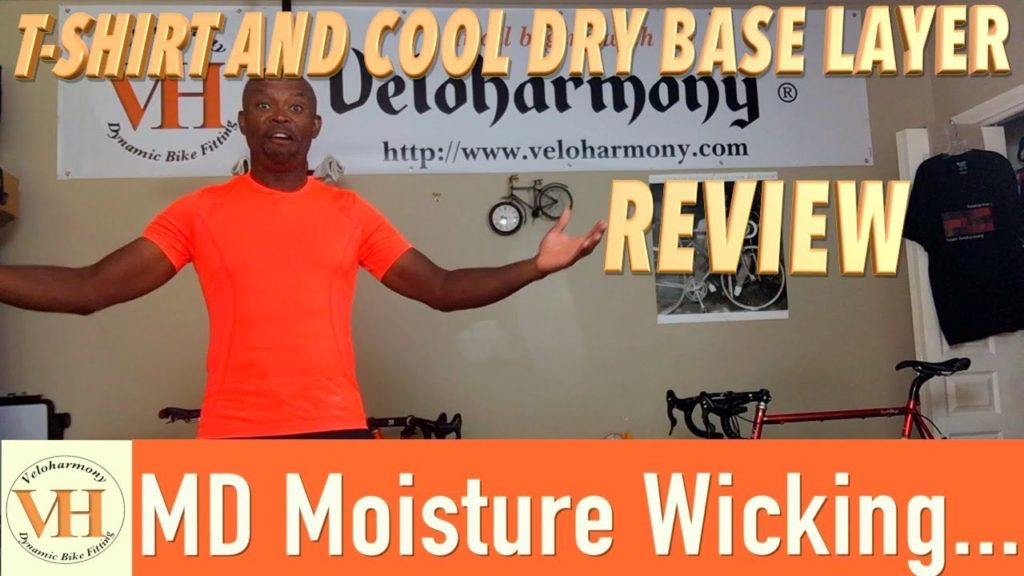 Cycling Base Layer - MD Moisture Wicking T shirt & Base layer Review